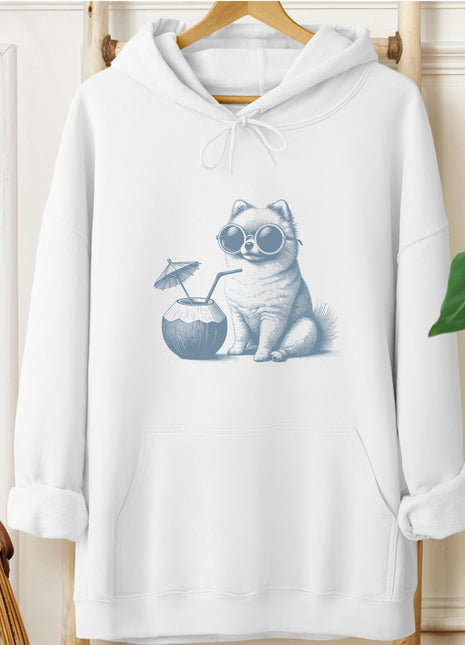 Pomeranian Vacation Hoodie