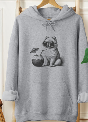 Pomeranian Vacation Hoodie