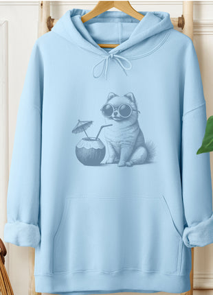 Pomeranian Vacation Hoodie