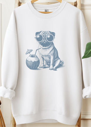 Pug Vacation Sweatshirt