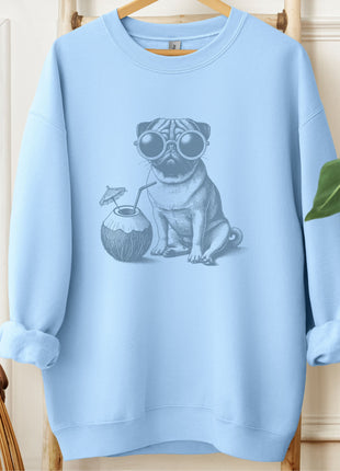 Pug Vacation Sweatshirt