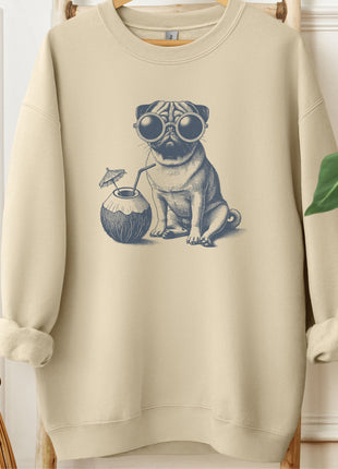 Pug Vacation Sweatshirt