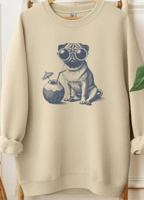 Pug Vacation Sweatshirt
