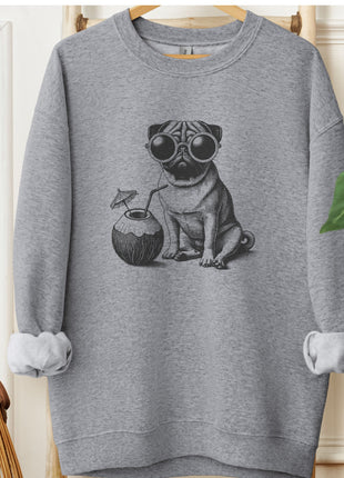 Pug Vacation Sweatshirt