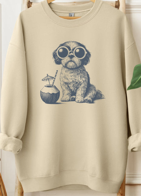 Shih Tzu Vacation Sweatshirt