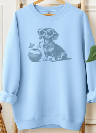 Dachshund Weenie Vacation Sweatshirt