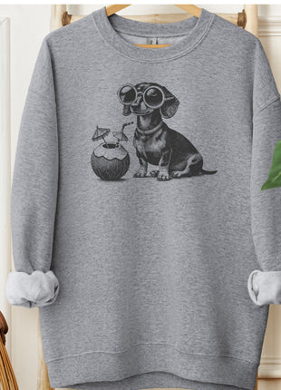 Dachshund Weenie Vacation Sweatshirt