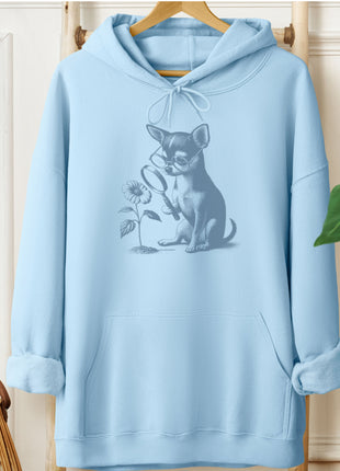 Chihuahua Botanist Flower Hoodie