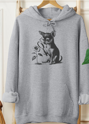 Chihuahua Botanist Flower Hoodie