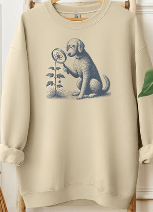 Doodle Botanist Flower Sweatshirt