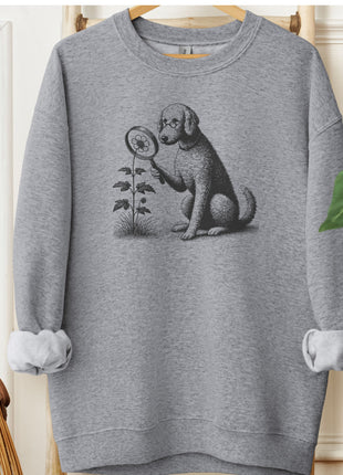 Doodle Botanist Flower Sweatshirt