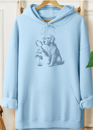 Golden Retriever Botanist Flower Hoodie