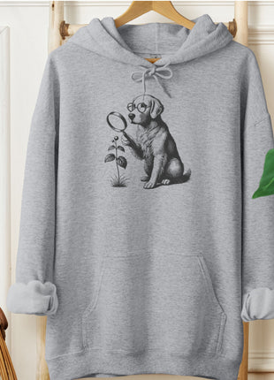 Golden Retriever Botanist Flower Hoodie