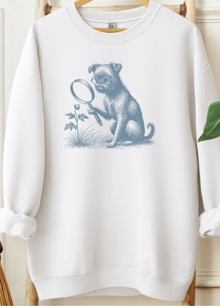 Brussels Griffon Griff Botanist Flower Sweatshirt