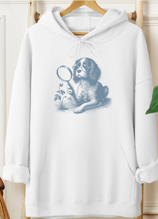Cavalier King Charles Spaniel Botanist Flower Hoodie
