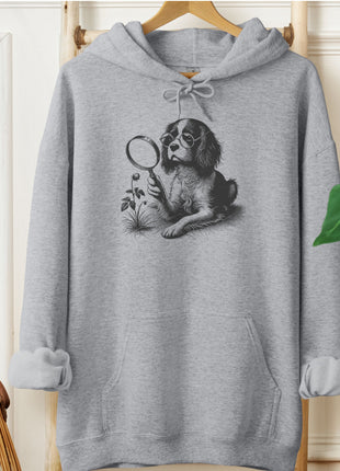 Cavalier King Charles Spaniel Botanist Flower Hoodie