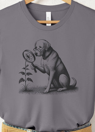 Labrador Retriever Lab Botanist Flower T-Shirt