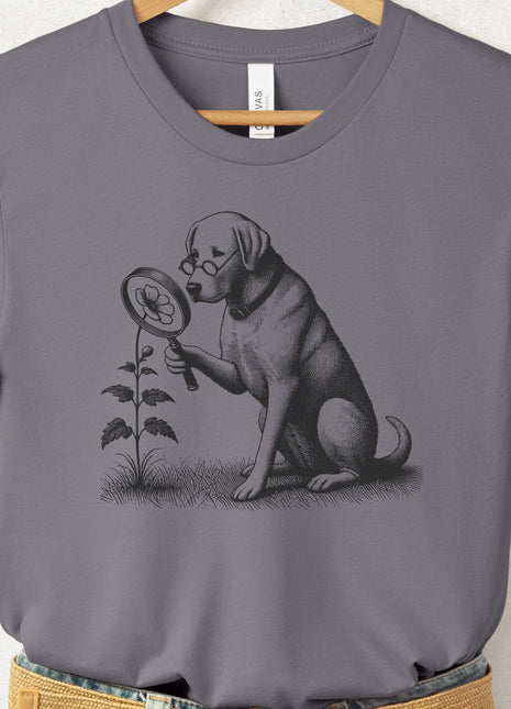 Labrador Retriever Lab Botanist Flower T-Shirt
