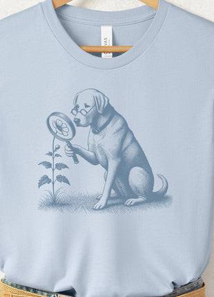 Labrador Retriever Lab Botanist Flower T-Shirt