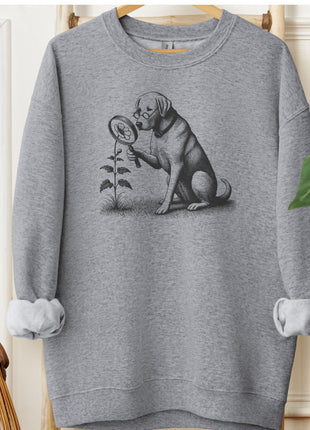 Labrador Retriever Lab Botanist Flower Sweatshirt