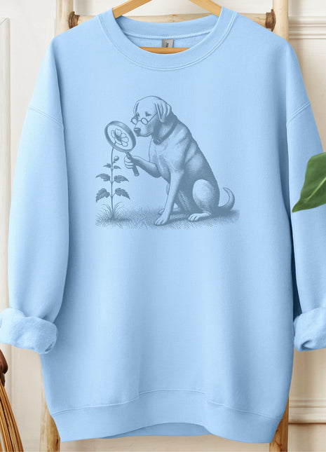 Labrador Retriever Lab Botanist Flower Sweatshirt