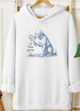 Labrador Retriever Lab Botanist Flower Hoodie