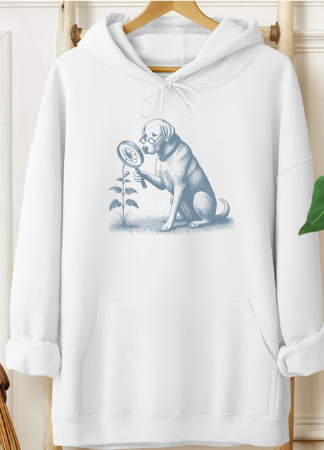 Labrador Retriever Lab Botanist Flower Hoodie