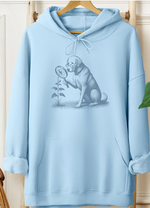 Labrador Retriever Lab Botanist Flower Hoodie