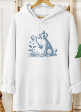 Poodle Botanist Flower Hoodie