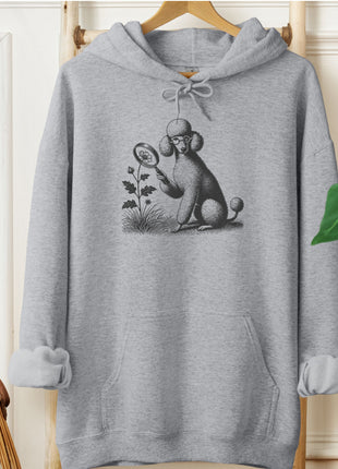 Poodle Botanist Flower Hoodie