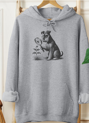 Schnauzer Botanist Flower Hoodie