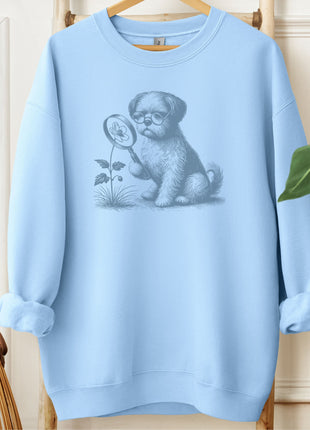 Shih Tzu Botanist Flower Sweatshirt