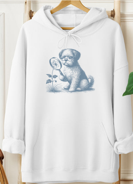 Shih Tzu Botanist Flower Hoodie