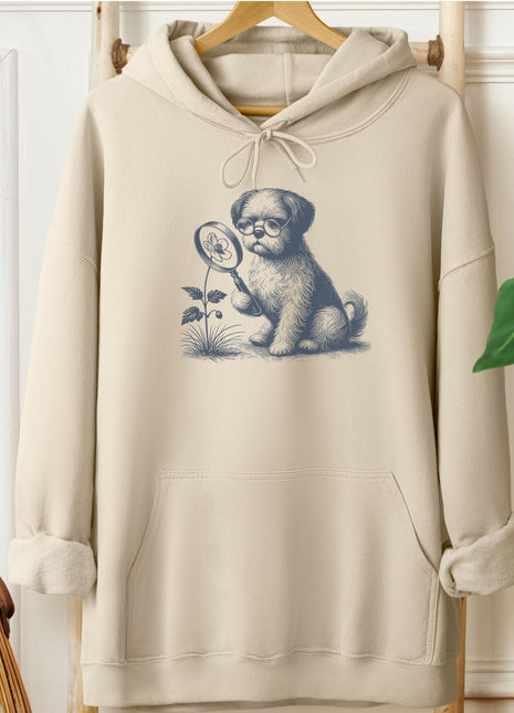 Shih Tzu Botanist Flower Hoodie