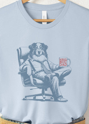 Australian Shepherd Aussie World's Best Dad Mug T-Shirt