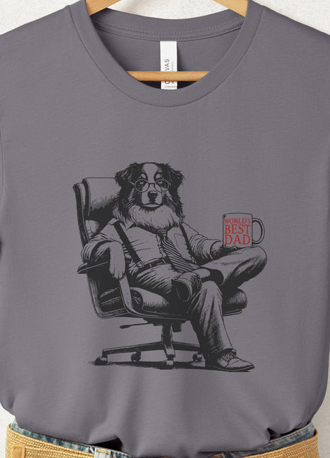 Australian Shepherd Aussie World's Best Dad Mug T-Shirt