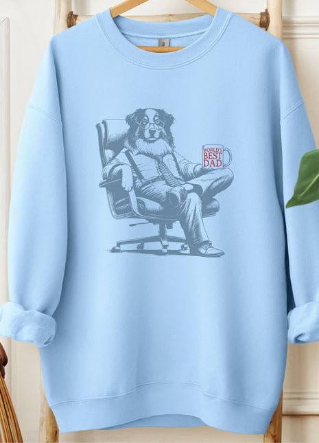 Australian Shepherd Aussie World's Best Dad Mug Sweatshirt