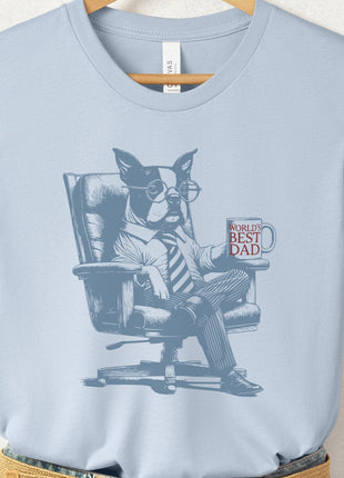 Boston Terrier World's Best Dad Mug T-Shirt