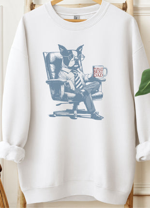 Boston Terrier World's Best Dad Mug Sweatshirt