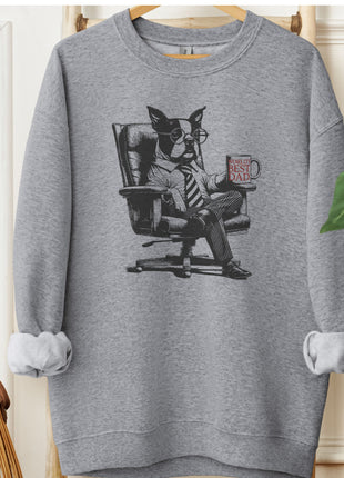 Boston Terrier World's Best Dad Mug Sweatshirt