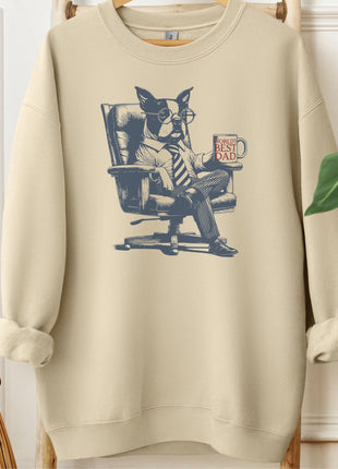 Boston Terrier World's Best Dad Mug Sweatshirt