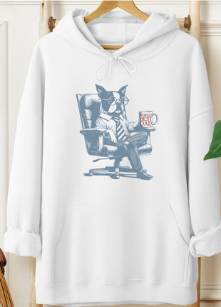 Boston Terrier World's Best Dad Mug Hoodie