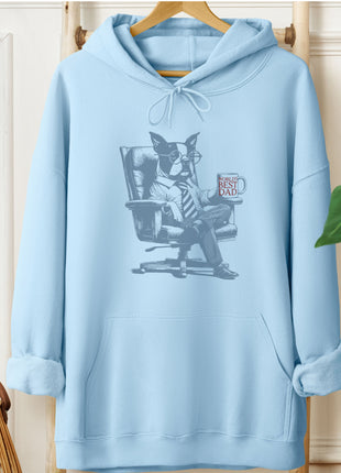 Boston Terrier World's Best Dad Mug Hoodie