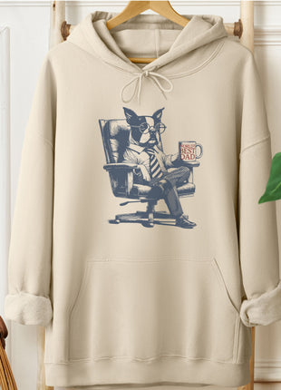 Boston Terrier World's Best Dad Mug Hoodie