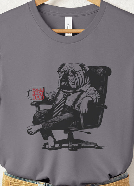 English Bulldog World's Best Dad Mug T-Shirt