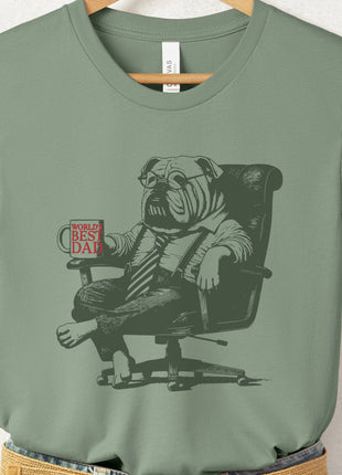 English Bulldog World's Best Dad Mug T-Shirt