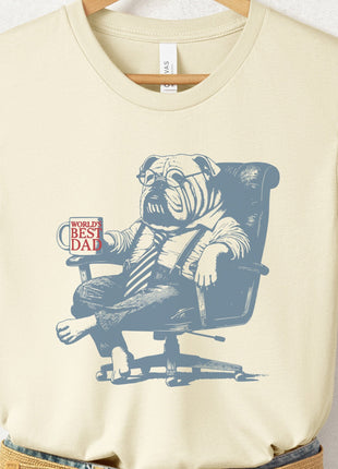 English Bulldog World's Best Dad Mug T-Shirt