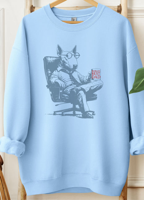 English Bull Terrier Bully World's Best Dad Mug Sweatshirt