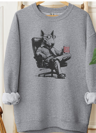 English Bull Terrier Bully World's Best Dad Mug Sweatshirt