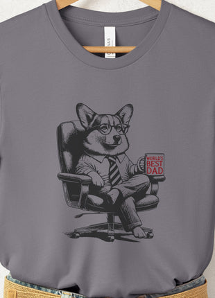 Corgi World's Best Dad Mug T-Shirt